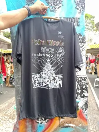 Camisa Comemorativa Aniversário 56 Anos - Preta - Imagem 3